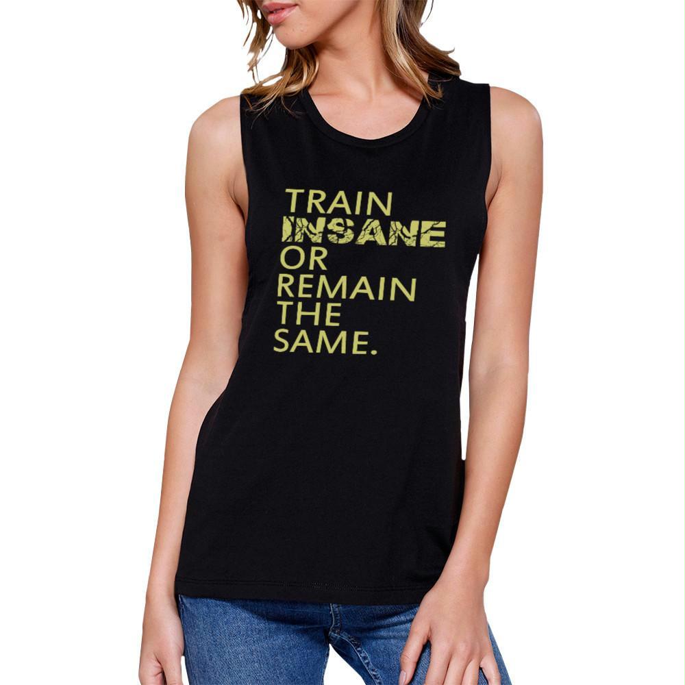 Insane Work Out Muscle Tee Women's Workout Tank Gym Sleeveless Top