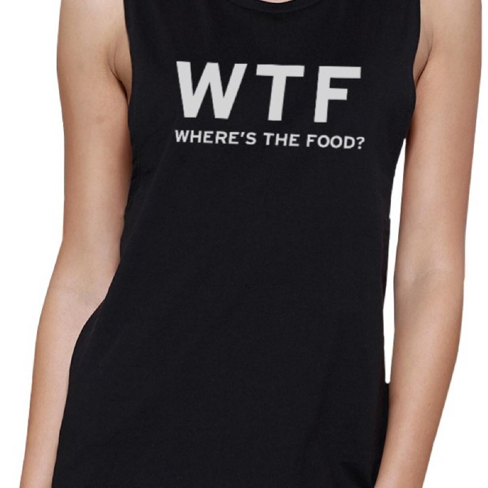Where's The Food Muscle Tee Work Out Shirt Funny Gym T-Shirt