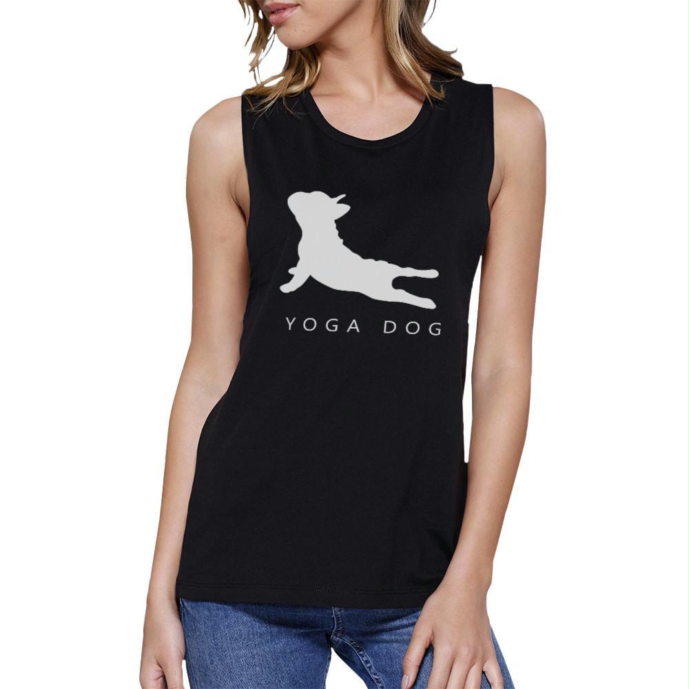 Yoga Dog Muscle Tee Yoga Work Out Tank Top Gifts For Dog Lovers