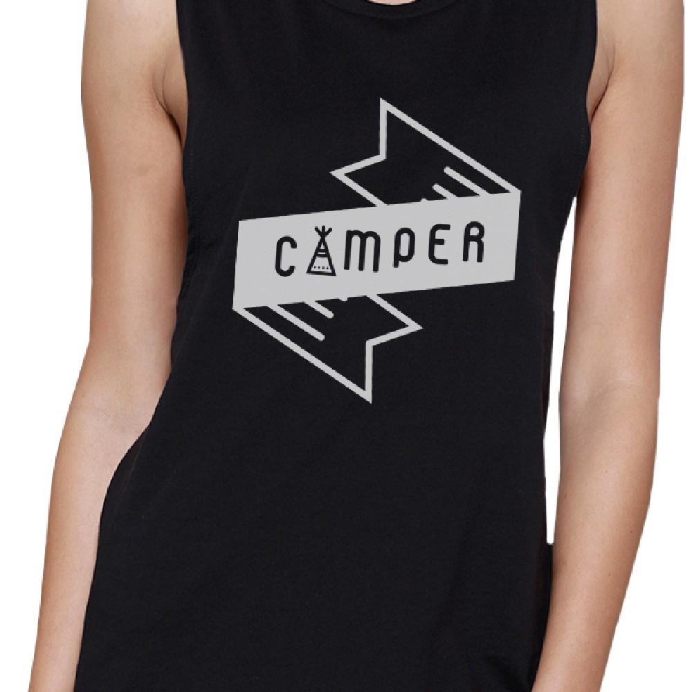 Camper Muscle Tee Cute Graphic Design Tank Tops For Summer Trip
