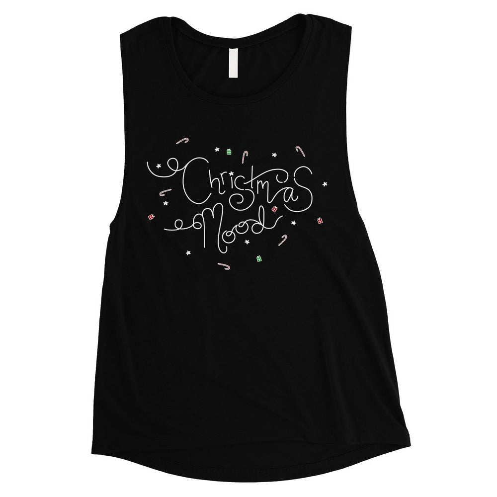 Christmas Mood Womens Muscle Shirt