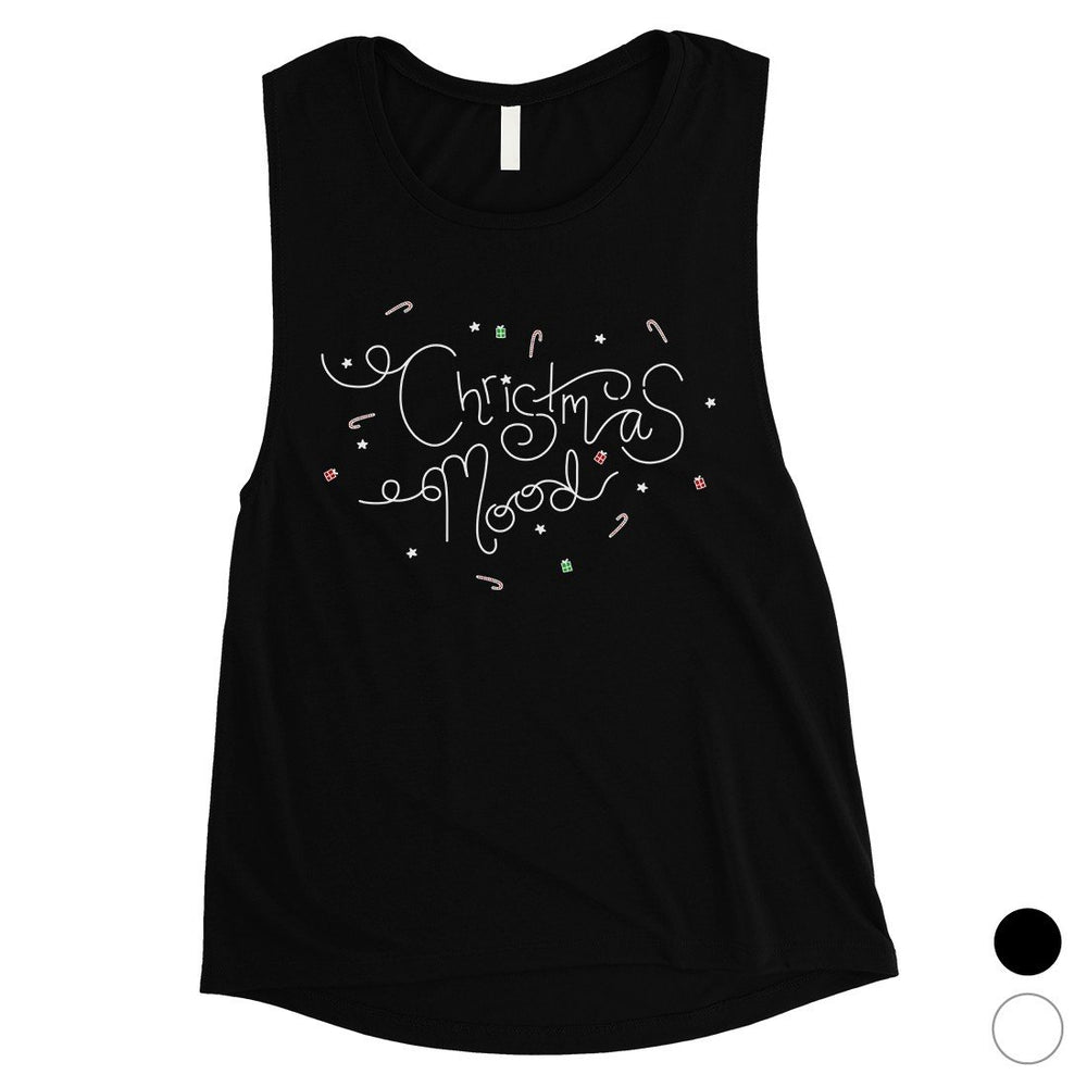 Christmas Mood Womens Muscle Shirt