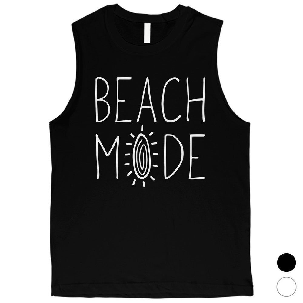 365 Printing Beach Mode Mens Relax Serene Mood Summer Vacation Muscle Shirt