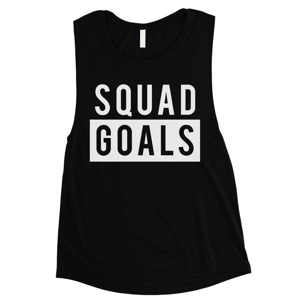 365 Printing Squad Goals Womens Cute Muscle Tank Top For Bachelorette Party Gift