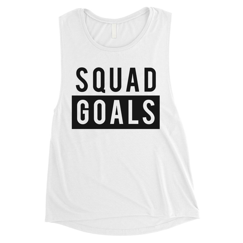 365 Printing Squad Goals Womens Cute Muscle Tank Top For Bachelorette Party Gift