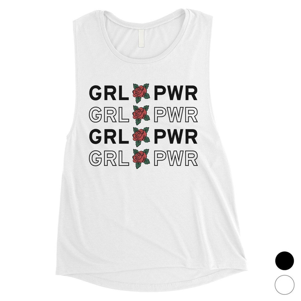 365 Printing Girl Power Womens March Muscle Shirt Motivational Quote Tank Top