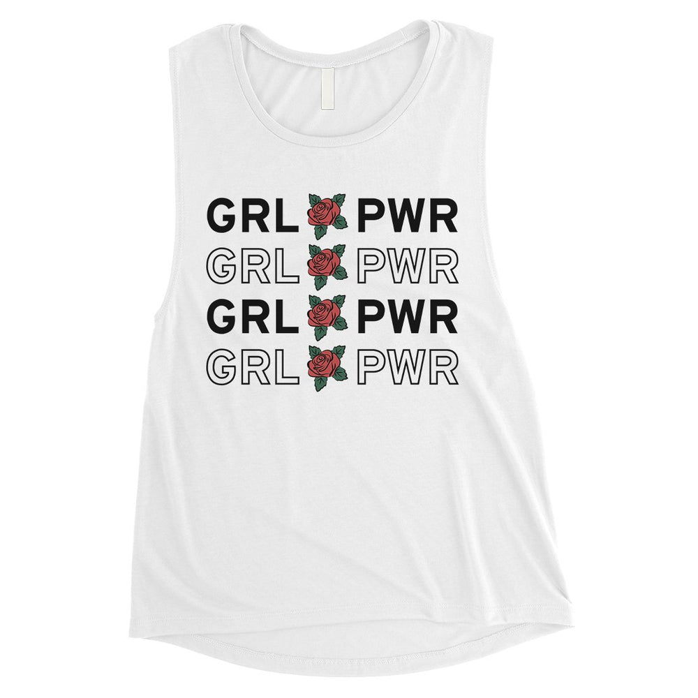 365 Printing Girl Power Womens March Muscle Shirt Motivational Quote Tank Top