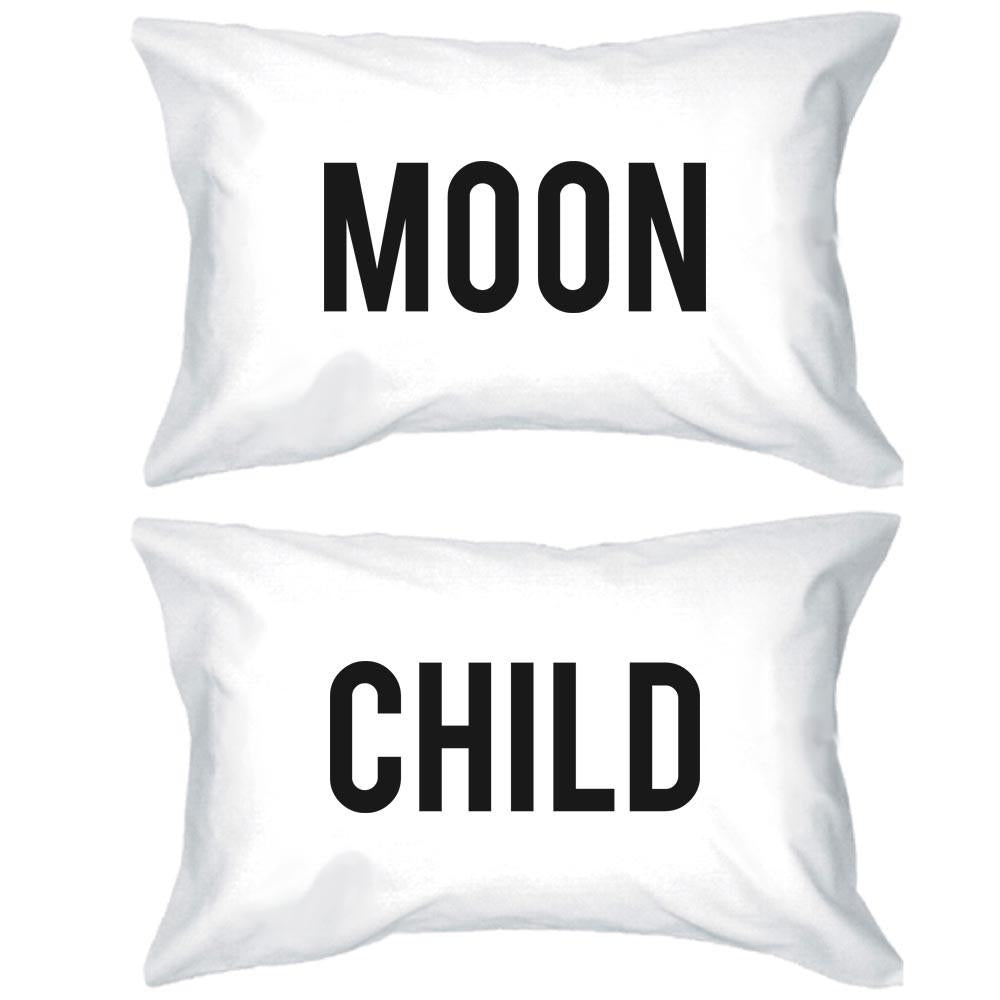 Funny Pillowcases Standard Size 20 x 31 - Moon Child Matching Phillow Case