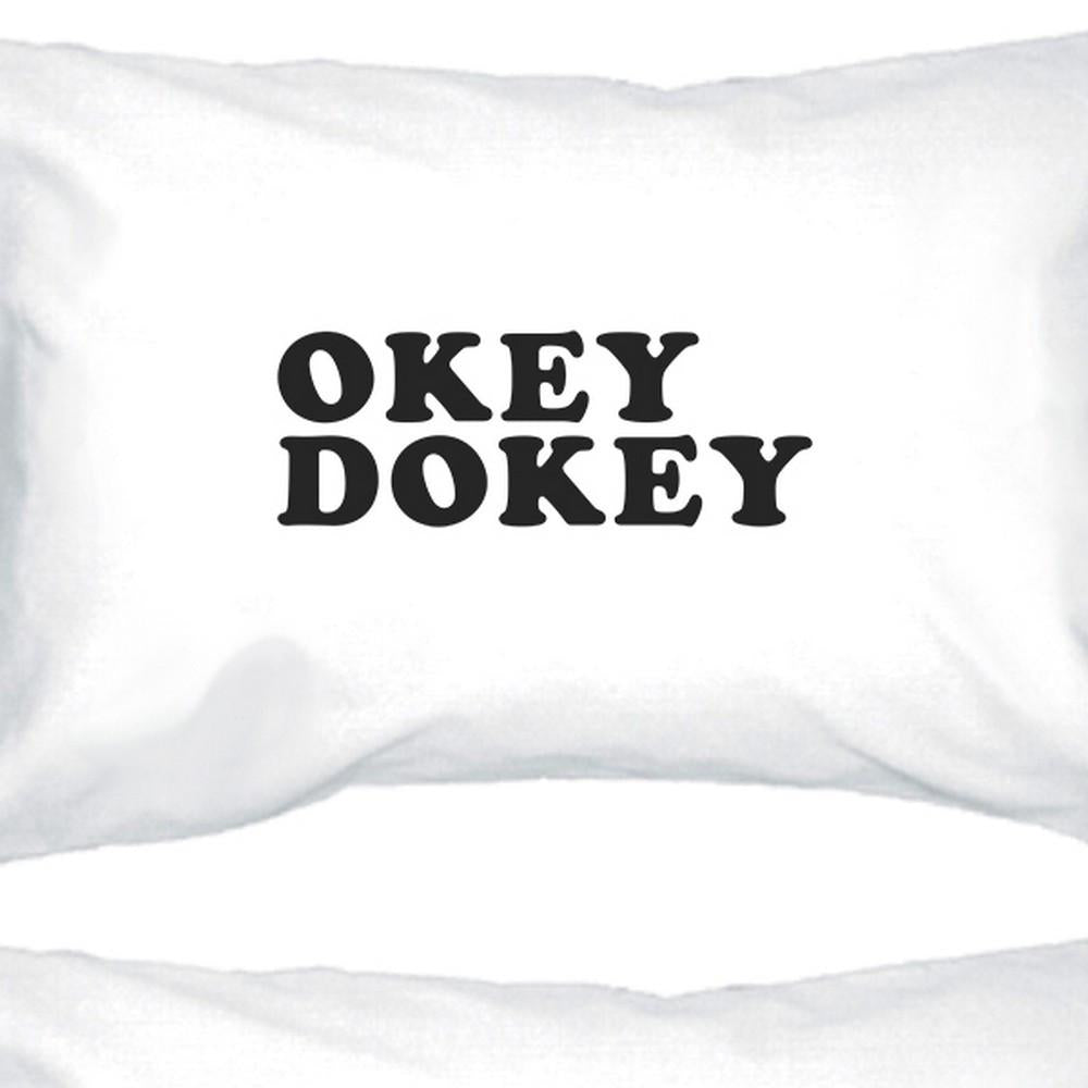 Okey Dokey Unique Letter Printed Decorative Pillow Case Gift Ideas