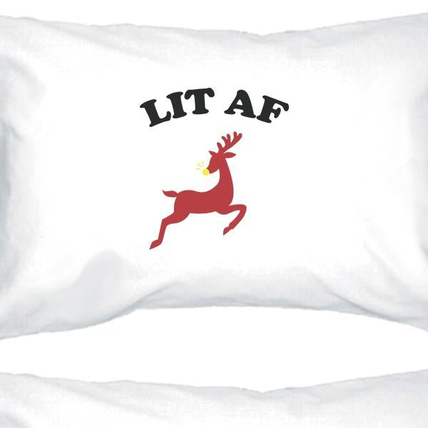 Lit Af White Pillowcases