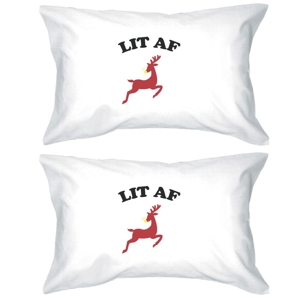 Lit Af White Pillowcases