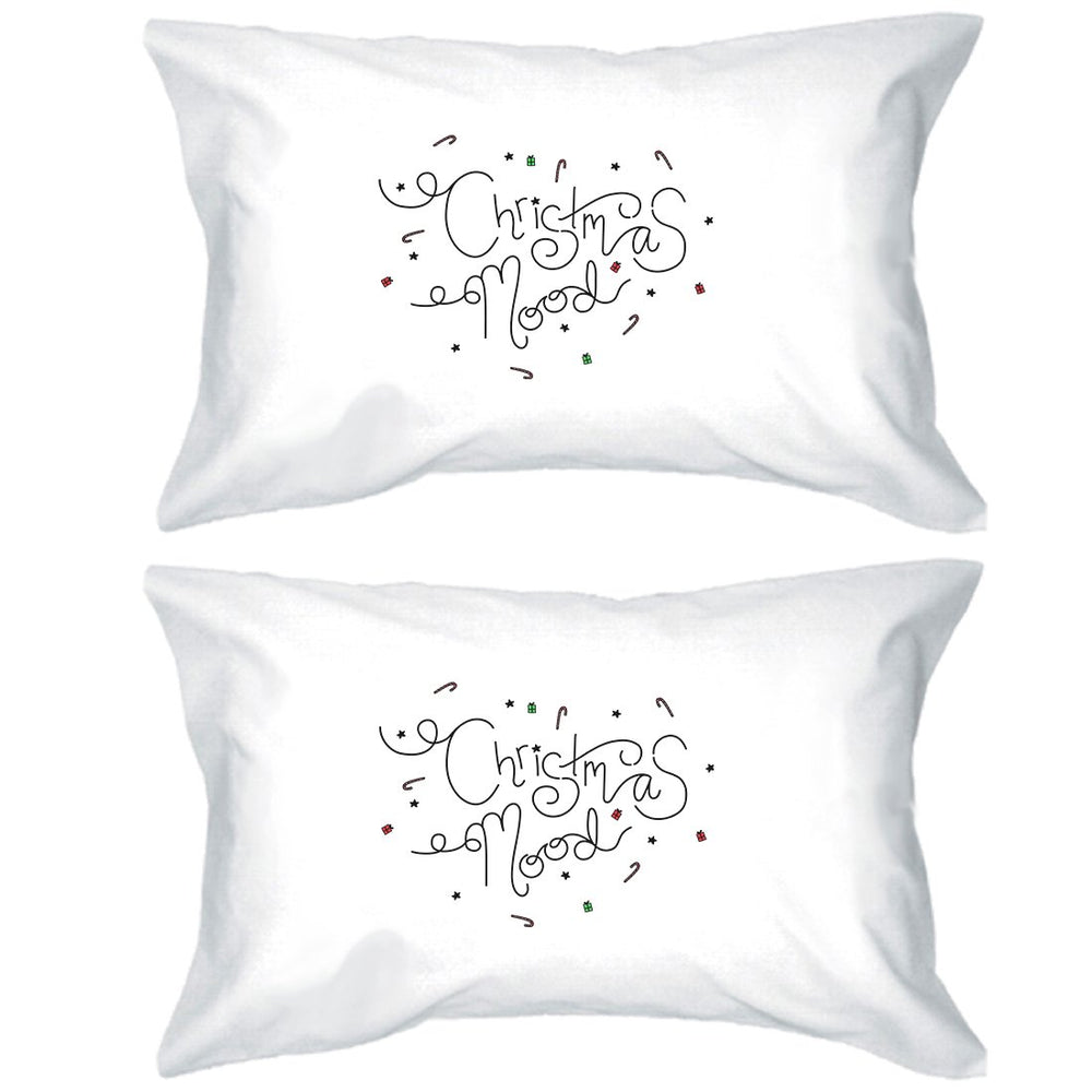 Christmas Mood Pillowcases Standard Size Pillow Covers