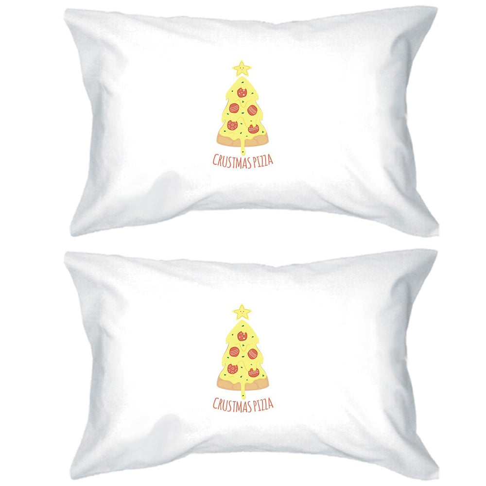 Crustmas Pizza Pillowcases Standard Size Pillow Covers