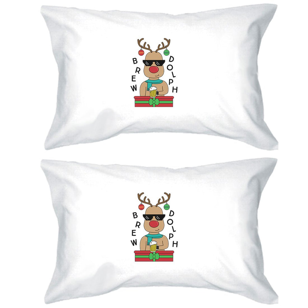 Brewdolph Pillowcases Standard Size Pillow Covers