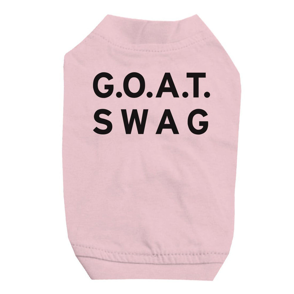 365 Printing GOAT Swag Pet Shirt for Small Dogs Funny Saying Dog Shirt Gifts