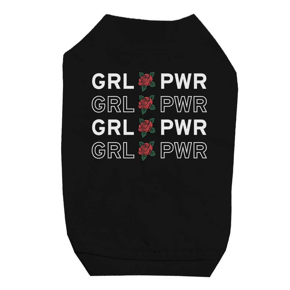 365 Printing Girl Power Pet Shirt for Small Dogs Cute Dog Lovers Gag Gift Ideas