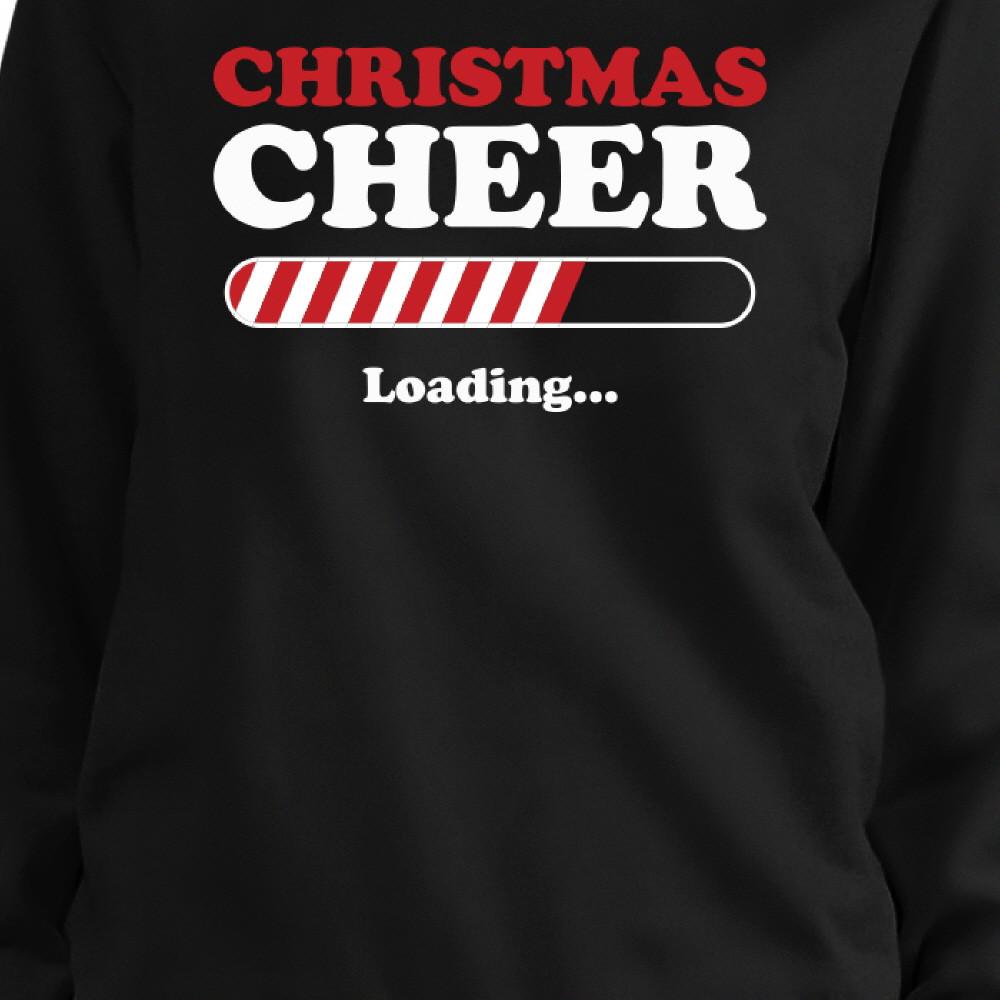 Christmas Cheer Loading Sweatshirt Winter Pullover Fleece Sweater
