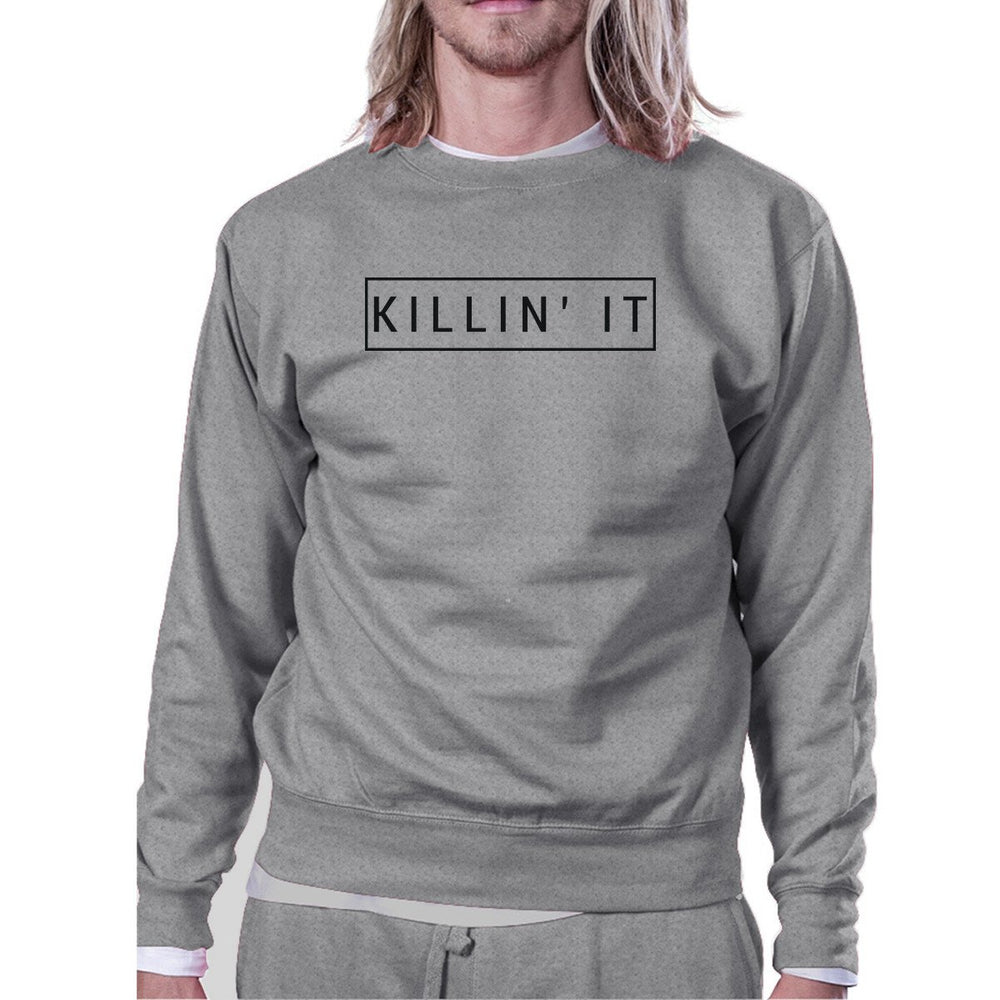 Killin' It Sweatshirt Cute Back To School Pullover Fleece Sweater