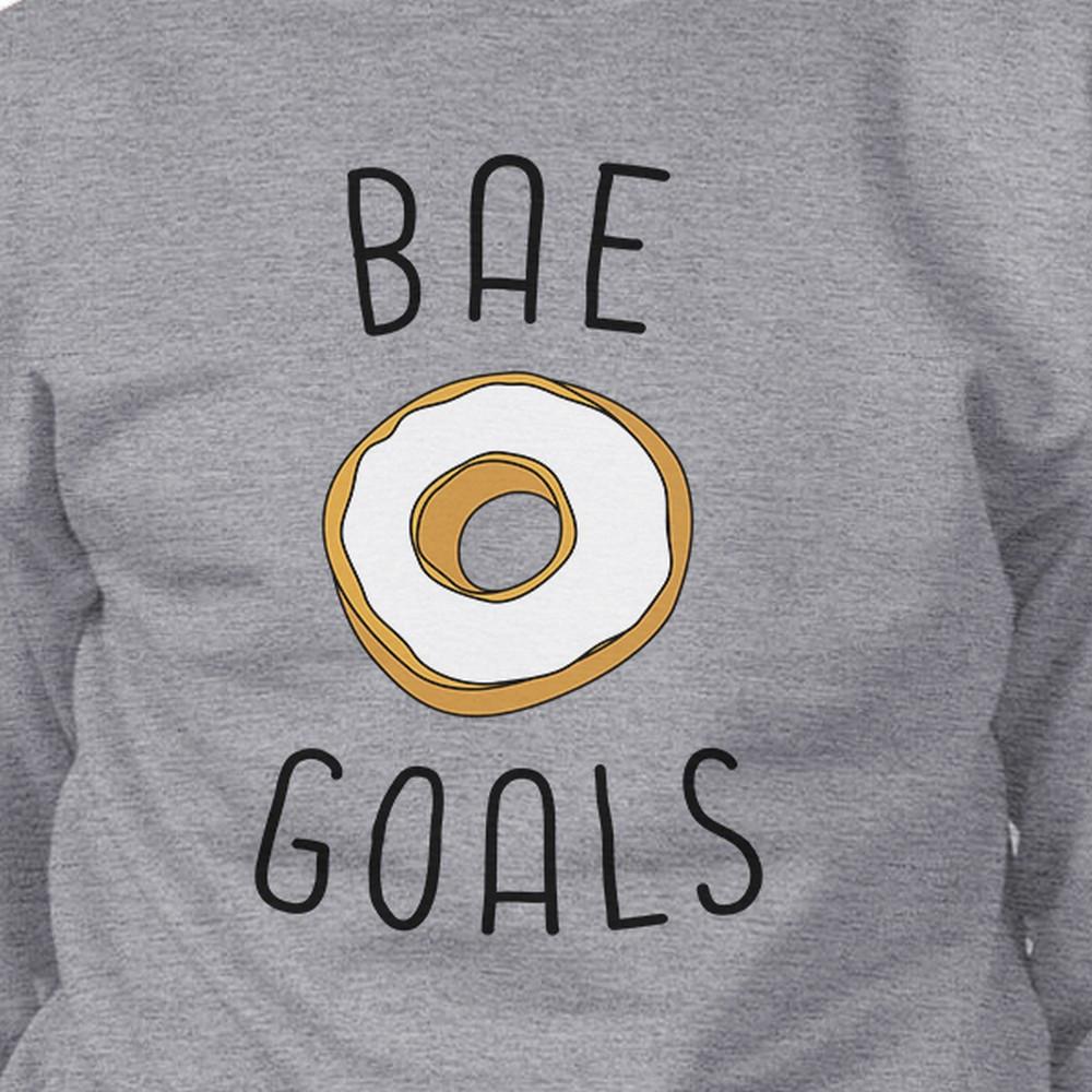 Bae Goals Unisex Cute Graphic Sweatshirt Funny Couples Gift Ideas