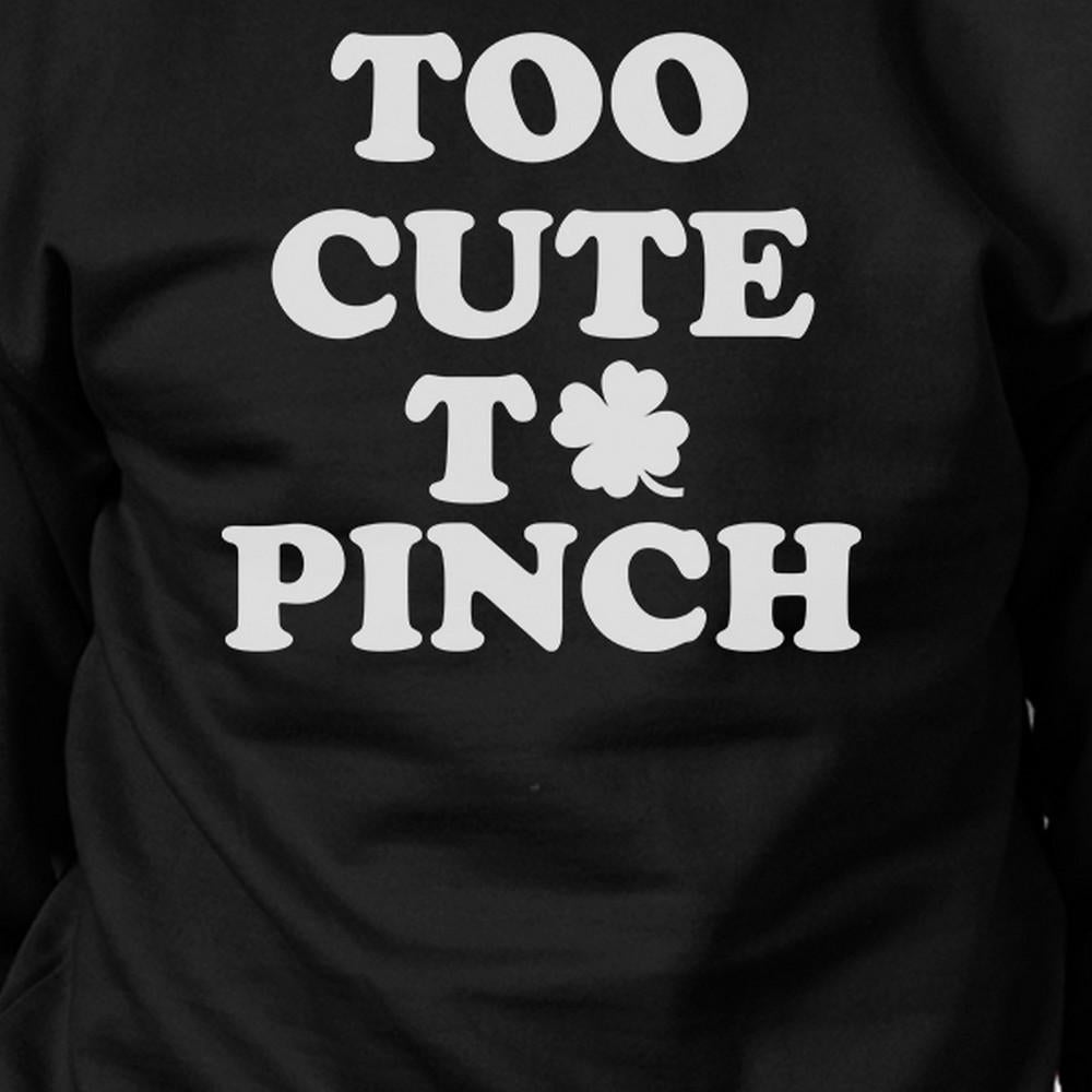 Too Cute To Pinch Grey Unisex Pullover Sweatshirt Cute Design Top