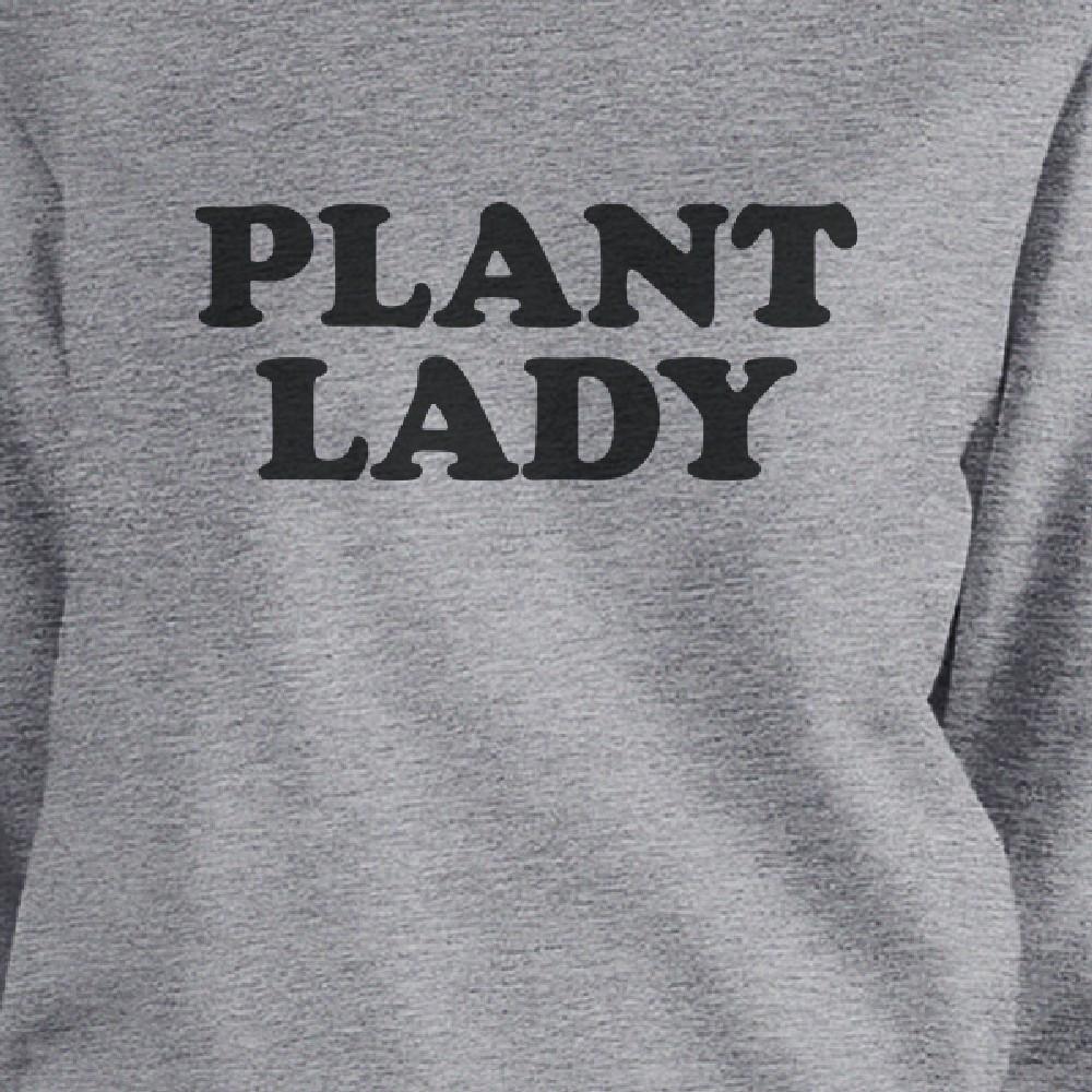 Plant Lady Gray Sweatshirt Unique Design Cute Gift Ideas For Her