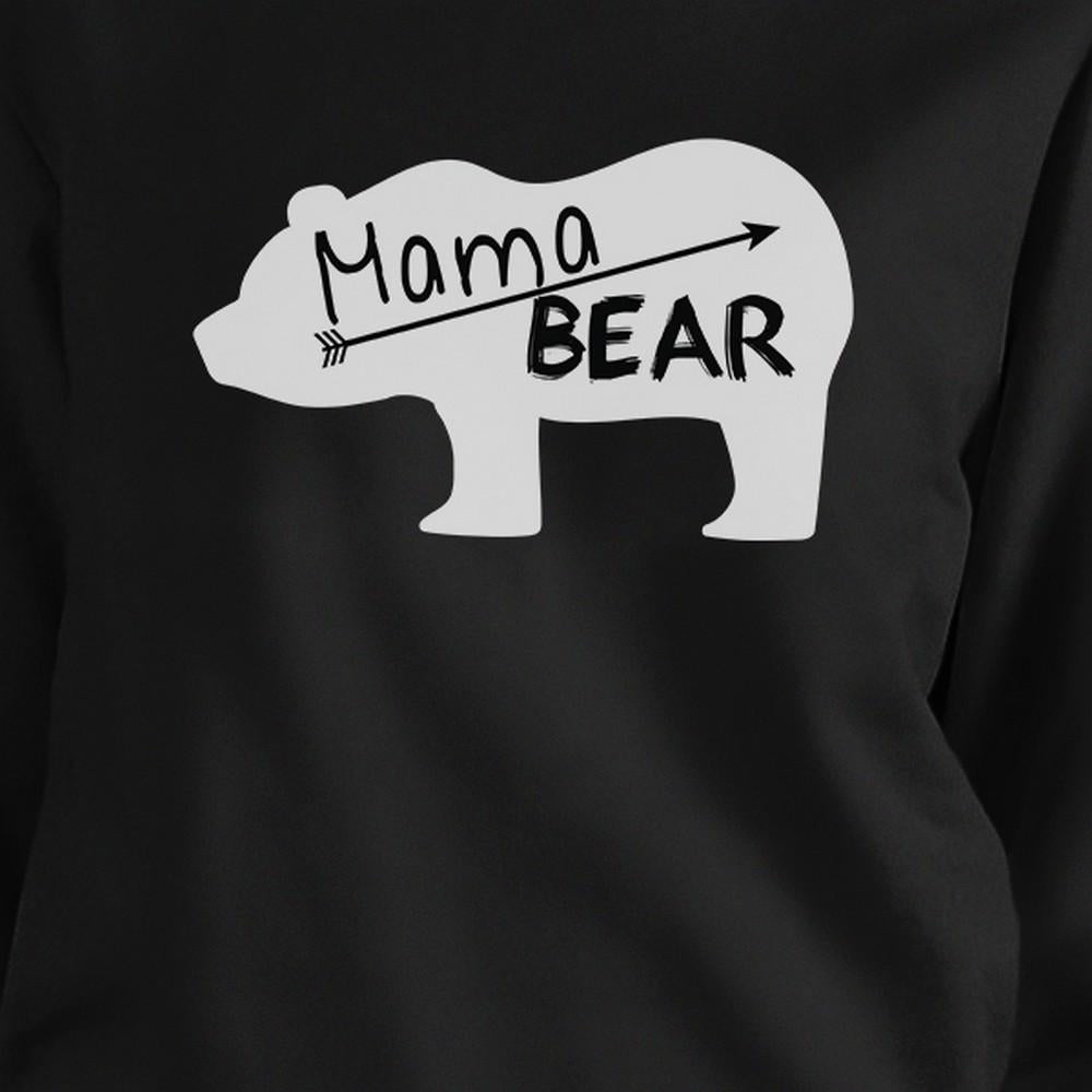 Mama Bear Black Unisex Cute Graphic Sweatshirt Gifts For New Moms