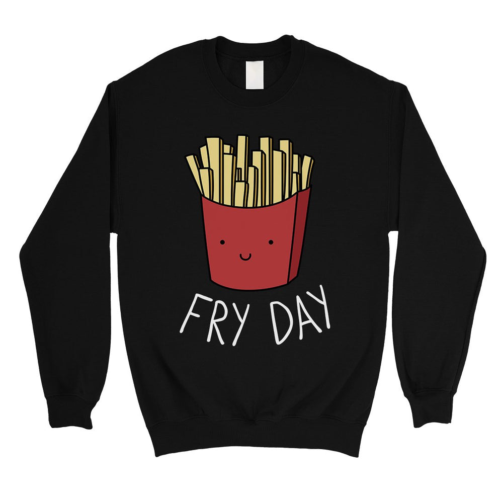 365 Printing Fry Day Unisex Crewneck Sweatshirt Cute French Fries Lover Gifts