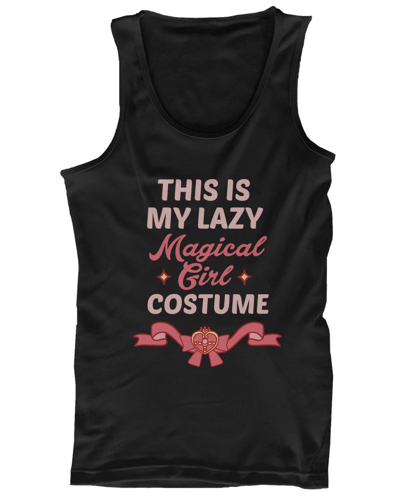 This is My Lazy Magical Girl Costume Funny Women's Tank Top for Halloween