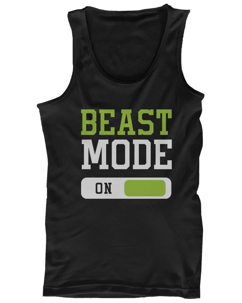 Beast Mode Men's Workout Tanktop Work Out Tank Top Fitness Clothe Gym Shirt