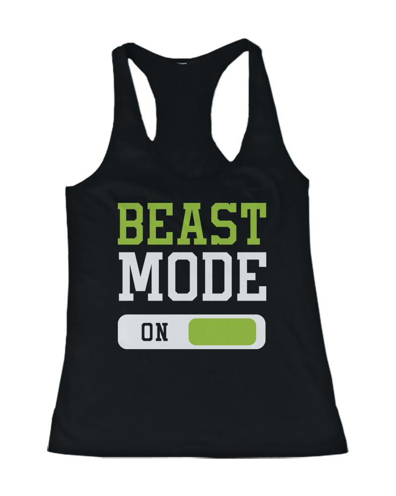 Beast Mode Women's Workout Tanktop Work Out Tank Top Fitness Gym Clothing