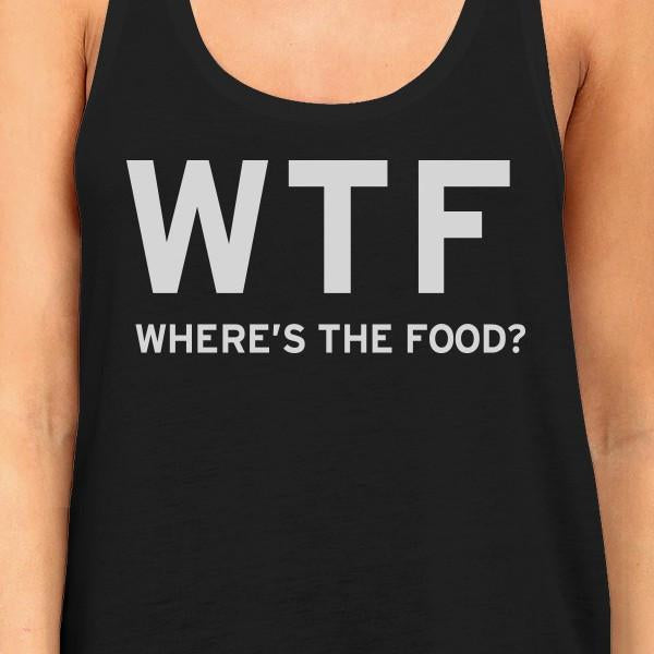 Where's The Food Tank Top Work Out Shirt Funny Gym Racerback