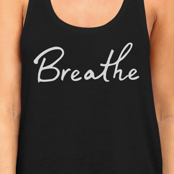 Breath Tank Top Work Out Sleeveless Shirt Cute Yoga Racerback