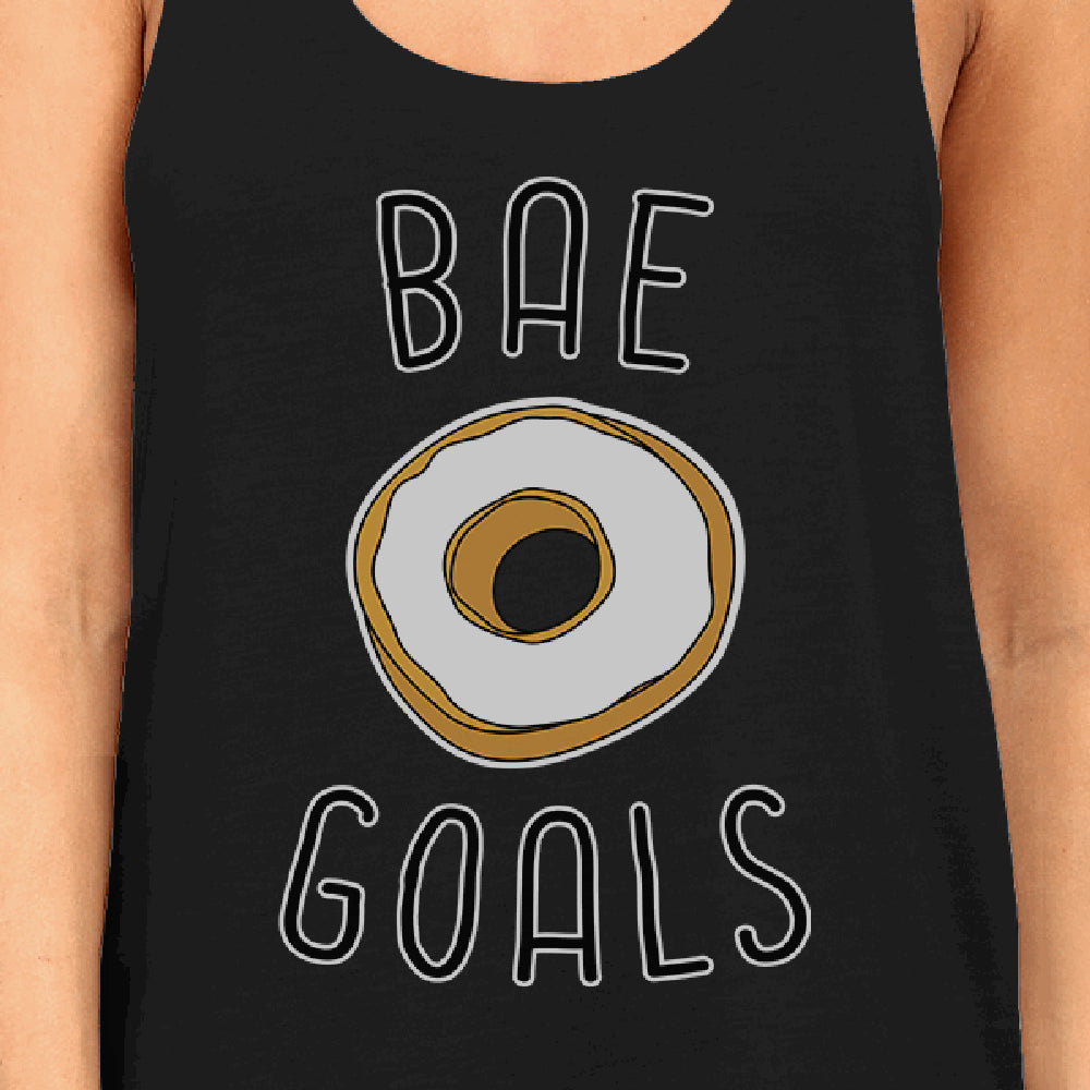 Bae Goals Women's Cute Graphic Tank Top Gift Ideas For Food Lover