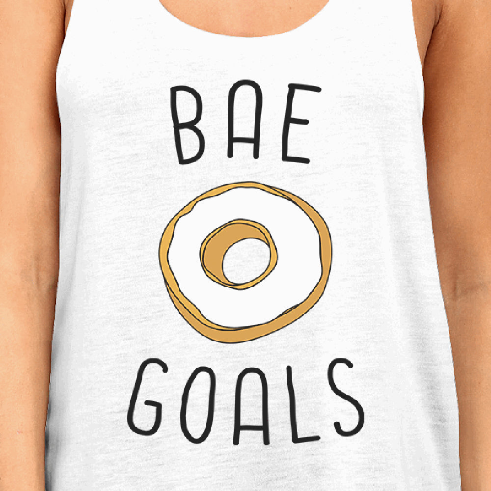 Bae Goals Women's Cute Graphic Tank Top Gift Ideas For Food Lovers