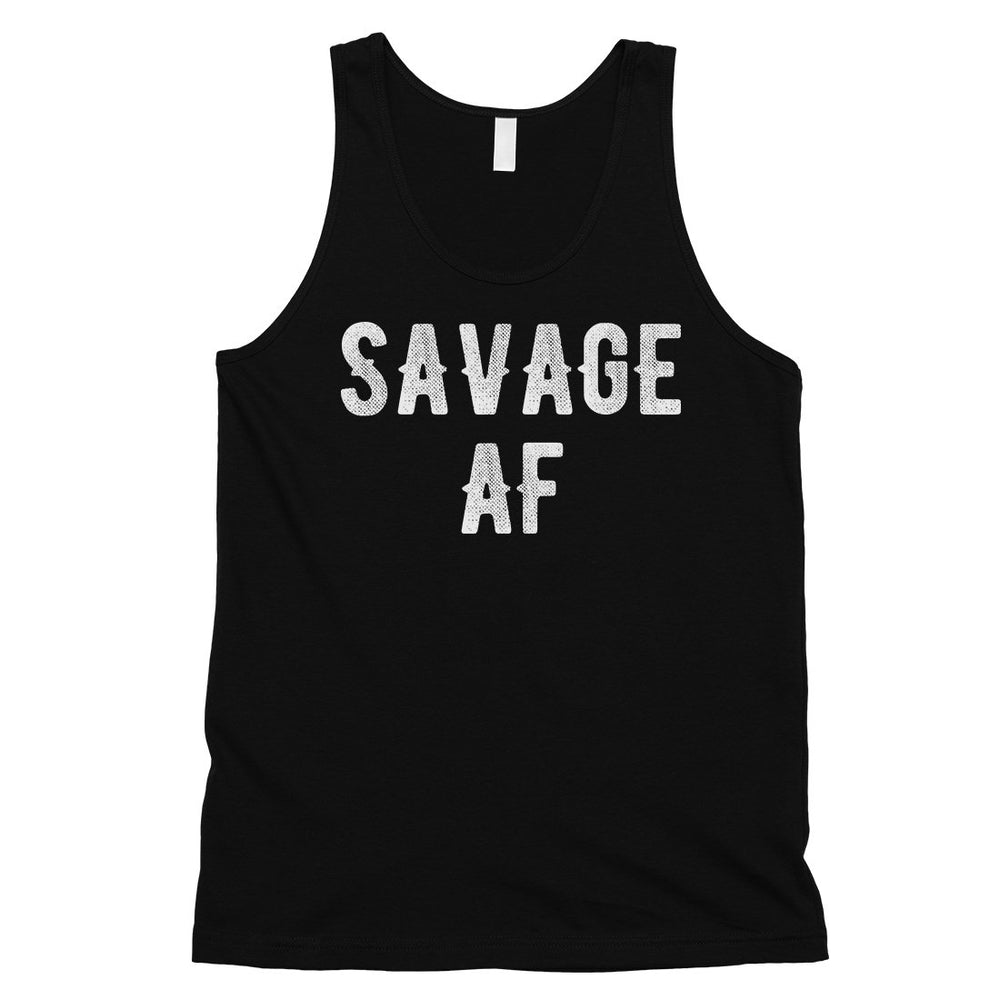 365 Printing Savage AF Mens Strong Confident Mood Tank Top Gift For Friend