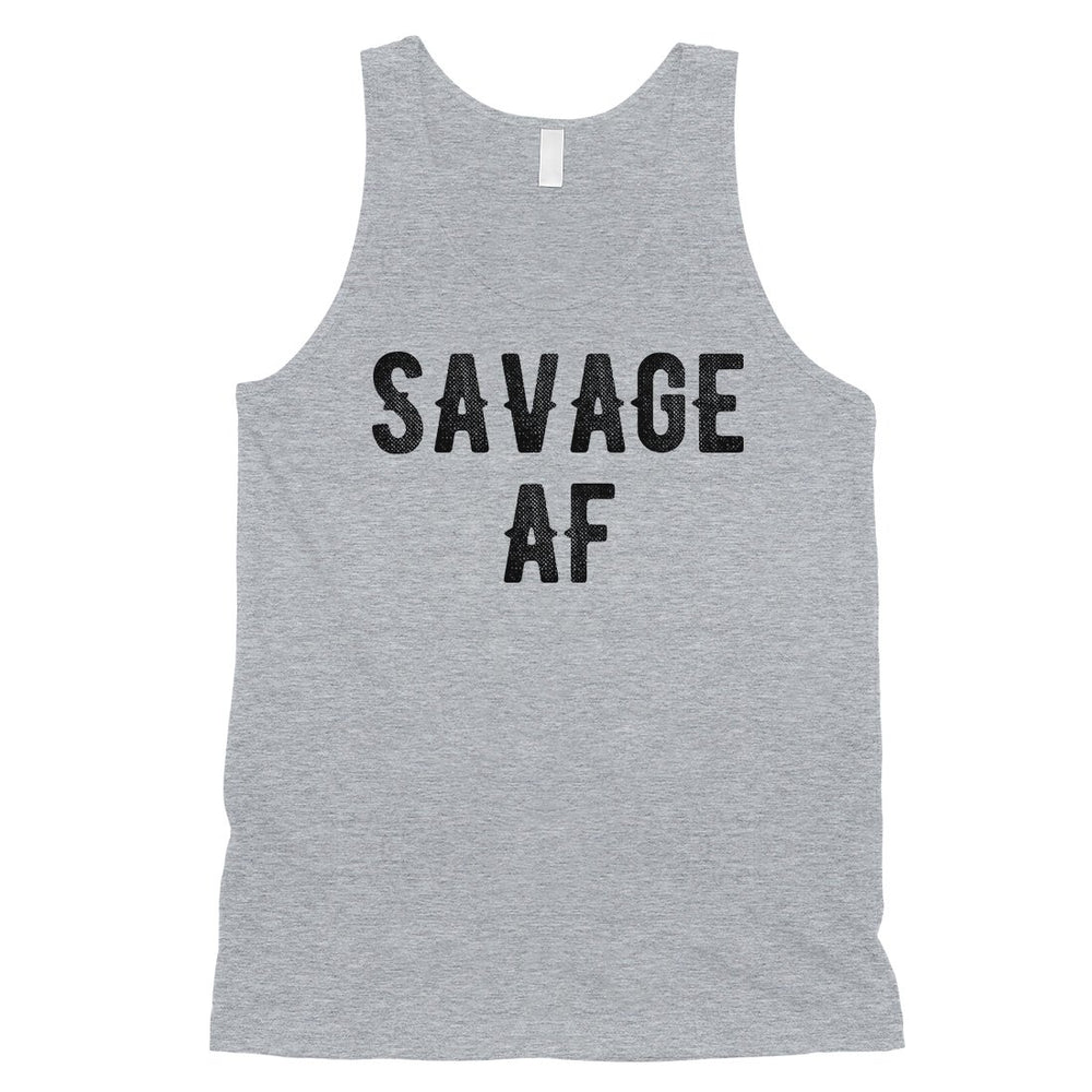 365 Printing Savage AF Mens Strong Confident Mood Tank Top Gift For Friend