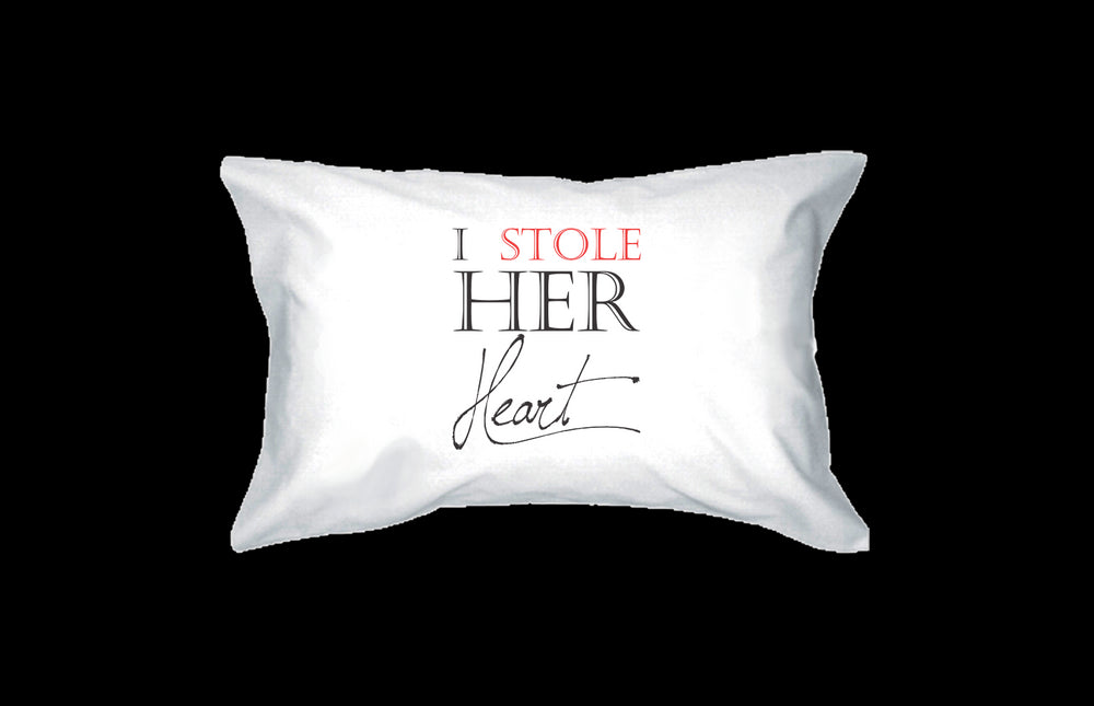 Stealing His Last Name Standard Size 21 x 30 Romantic Couple Pillowcases