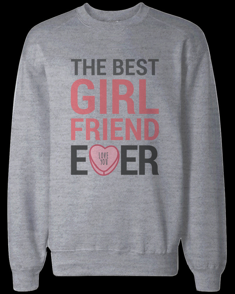 Best Boyfriend and Girlfriend Ever Couple Sweatshirts Valentine's Day Gift