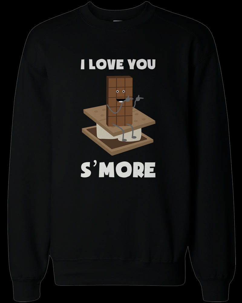 I Love You S'more Matching Couple Sweatshirts Cute Valentine's Day Gift