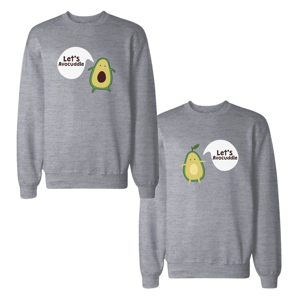 Let's Avocuddle Couple Sweatshirts Cute Matching Gifts For Christmas