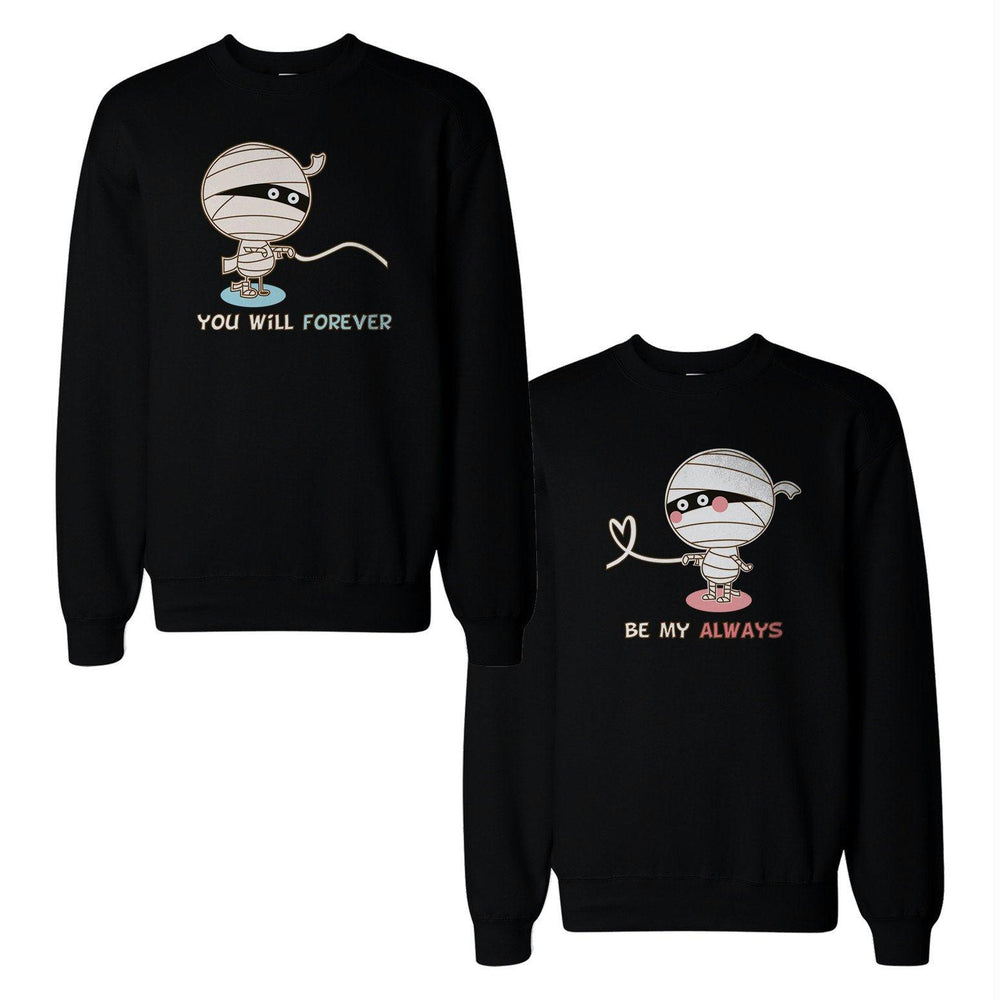 Mummies Couple Sweatshirts Cute Halloween Matching Sweat Shirts