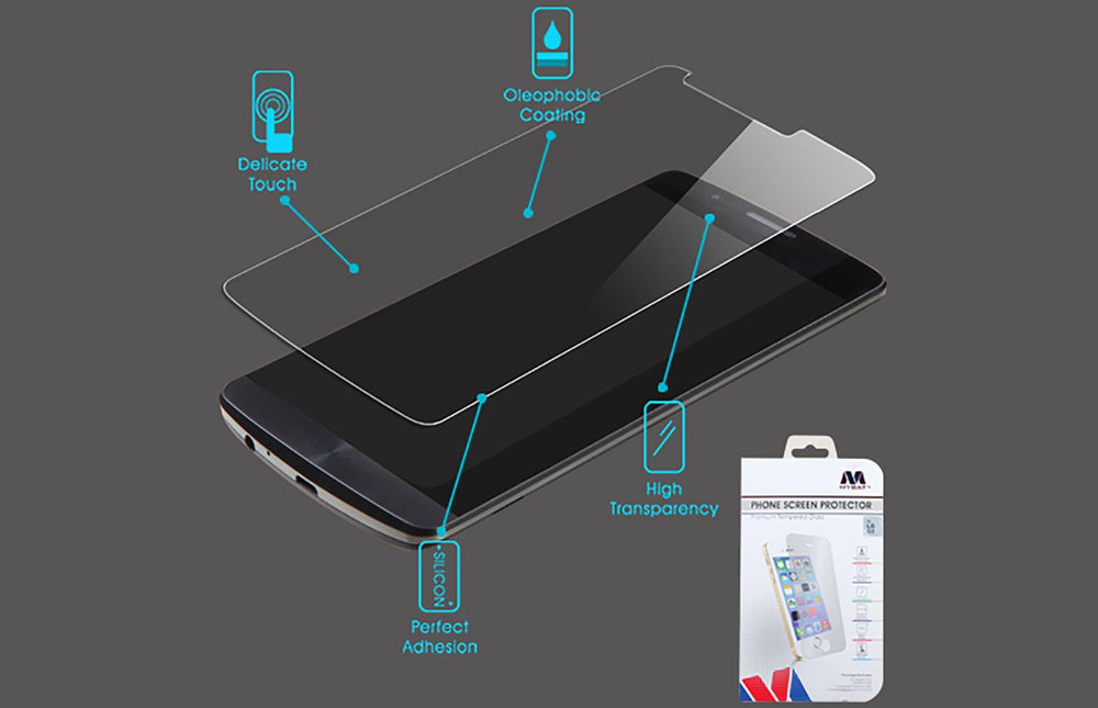 MyBat Tempered Glass Full Screen Protector for LG G3