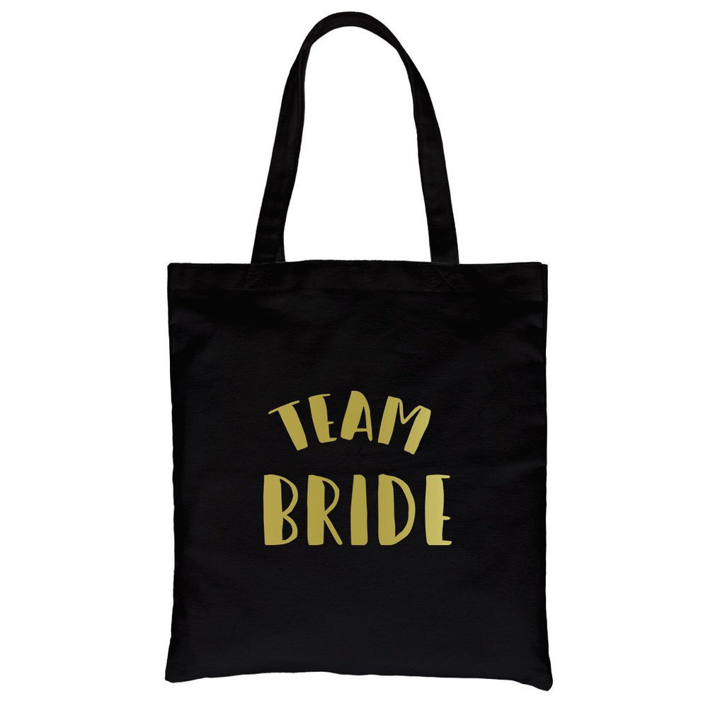 Bride Team Bride-GOLD Canvas Shoulder Bag Thoughtful Matching Fun