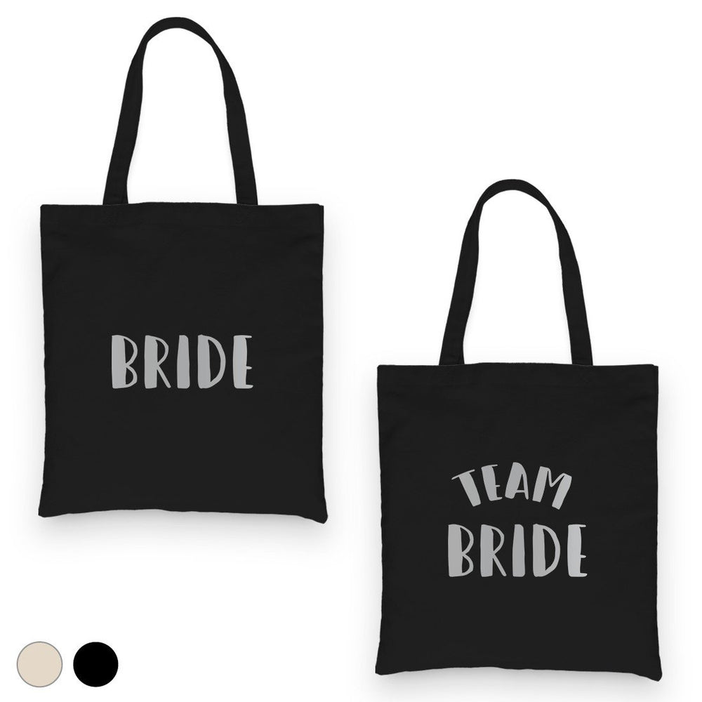 Bride Team Bride-SILVER Canvas Shoulder Bag Powerful Classic Gift