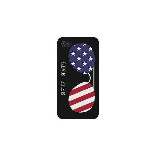 Live Free Sunglass US Flag Phone Case Funny Independence Day Outfit