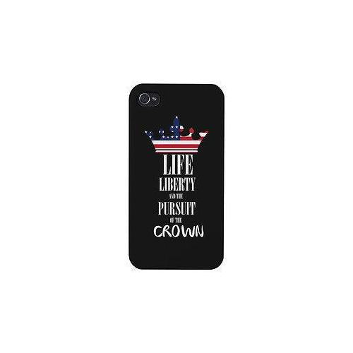 Pursuit Of Crown US Flag Phone Case Funny Independence Day Outfit