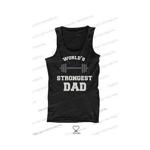 World's Strongest Dad Tank Top - Father's Day Gift Idea