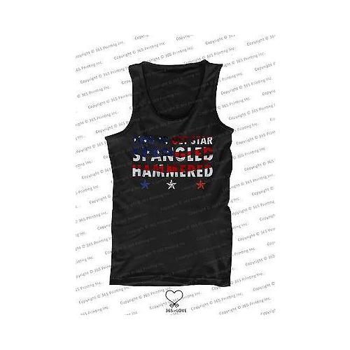 Men’s Red White and Blue Tank Tops - Time to get Star Spangled Hammered