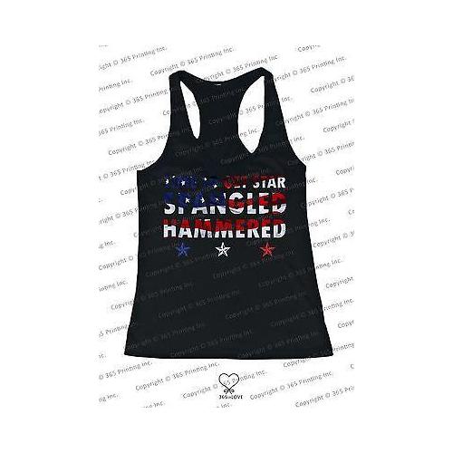 Women’s Red White and Blue Tank Tops - Time to get Star Spangled Hammered