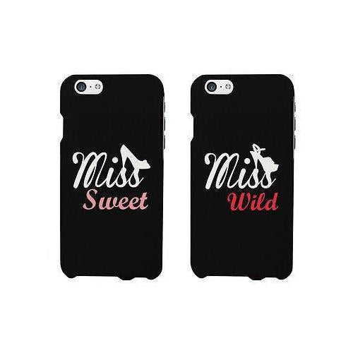 Miss Sweet And Wild Shoes Cute BFF Matching Phone Cases For Best Friends